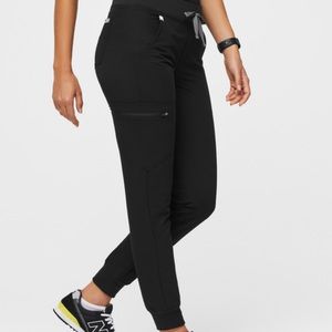 2 pair of FIGS Zamora™ Jogger Scrub Pants PETITE XS